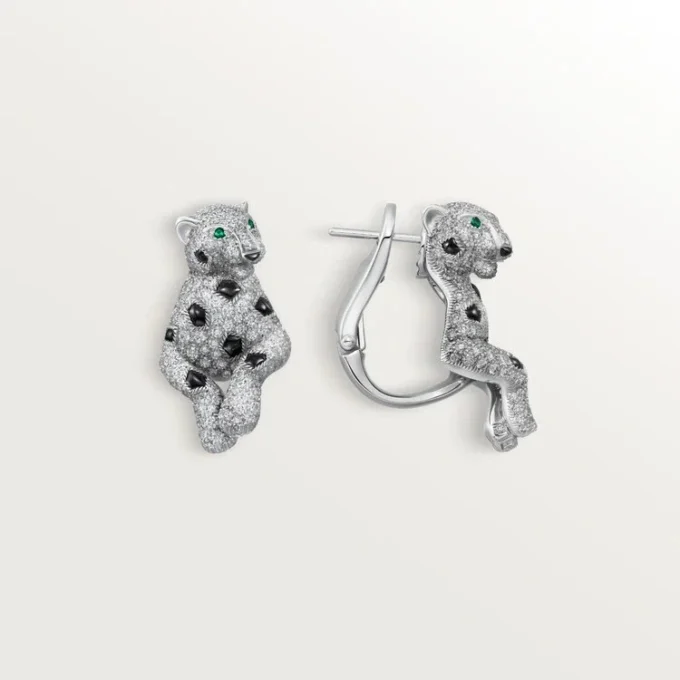 Panthere De Cartier øreringe, pavé Panthere De Cartier øreringe, pavé
