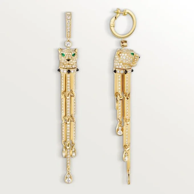 Panthere De Cartier øreringe, pavé Panthere De Cartier øreringe, pavé