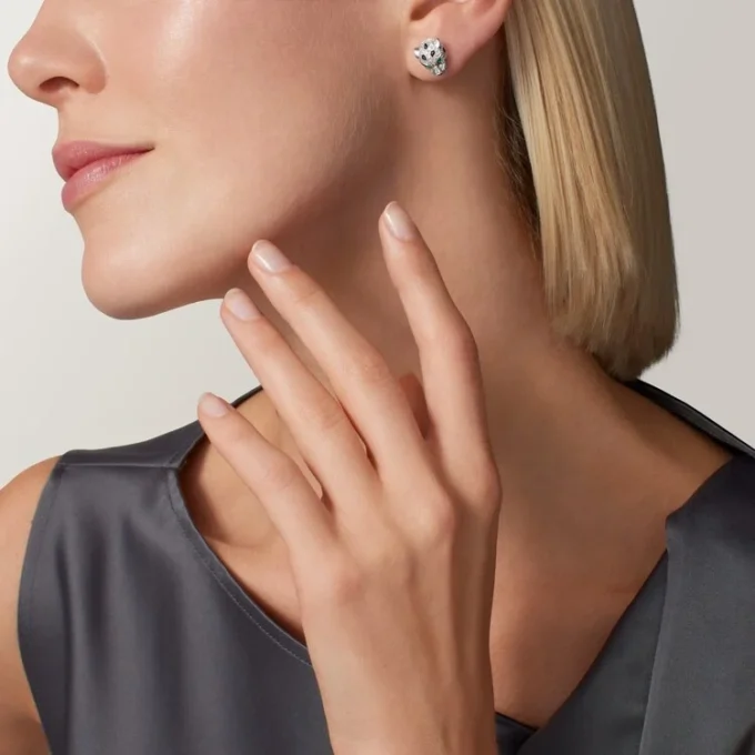 Panthere De Cartier ørestikker, pavé Panthere De Cartier ørestikker, pavé