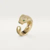 Panthere De Cartier-ring – Gult guld, diamanter, smaragder, onyx – Cartier Panthere De Cartier-ring – Gult guld, diamanter, smaragder, onyx – Cartier