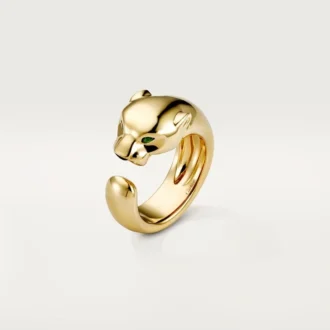 Panthere De Cartier-ring – gult guld, onyx, tsavorit-granat – Cartier Panthere De Cartier-ring – gult guld, onyx, tsavorit-granat – Cartier