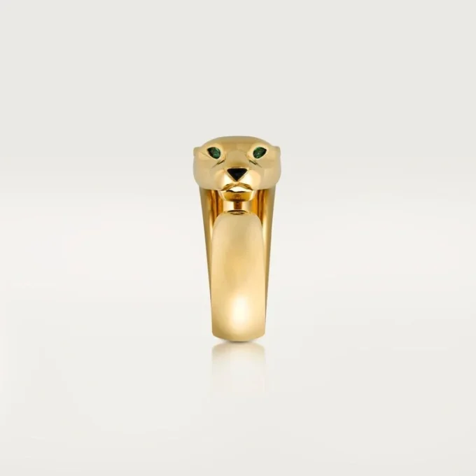 Panthere De Cartier-ring – gult guld, onyx, tsavorit-granat – Cartier Panthere De Cartier-ring – gult guld, onyx, tsavorit-granat – Cartier