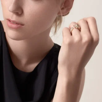Panthere De Cartier-ring – Gult guld, smaragder, onyx, diamanter – Cartier Panthere De Cartier-ring – Gult guld, smaragder, onyx, diamanter – Cartier