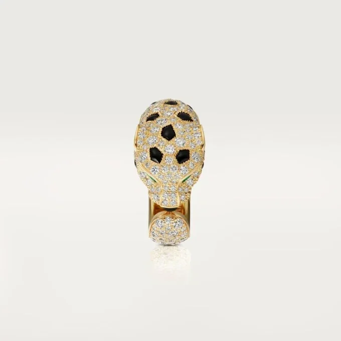 Panthere De Cartier-ring – Gult guld, smaragder, onyx, diamanter – Cartier Panthere De Cartier-ring – Gult guld, smaragder, onyx, diamanter – Cartier
