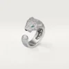 Panthere De Cartier-ring – hvidguld, diamanter, smaragder, onyx – Cartier Panthere De Cartier-ring – hvidguld, diamanter, smaragder, onyx – Cartier