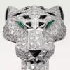 Panthere De Cartier-ring – hvidguld, diamanter, smaragder, onyx – Cartier Panthere De Cartier-ring – hvidguld, diamanter, smaragder, onyx – Cartier