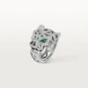 Panthere De Cartier-ring – hvidguld, onyx, smaragder, diamanter – Cartier Panthere De Cartier-ring – hvidguld, onyx, smaragder, diamanter – Cartier