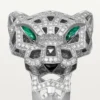 Panthere De Cartier-ring – hvidguld, onyx, smaragder, diamanter – Cartier Panthere De Cartier-ring – hvidguld, onyx, smaragder, diamanter – Cartier