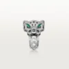 Panthere De Cartier-ring – hvidguld, onyx, smaragder, diamanter – Cartier Panthere De Cartier-ring – hvidguld, onyx, smaragder, diamanter – Cartier