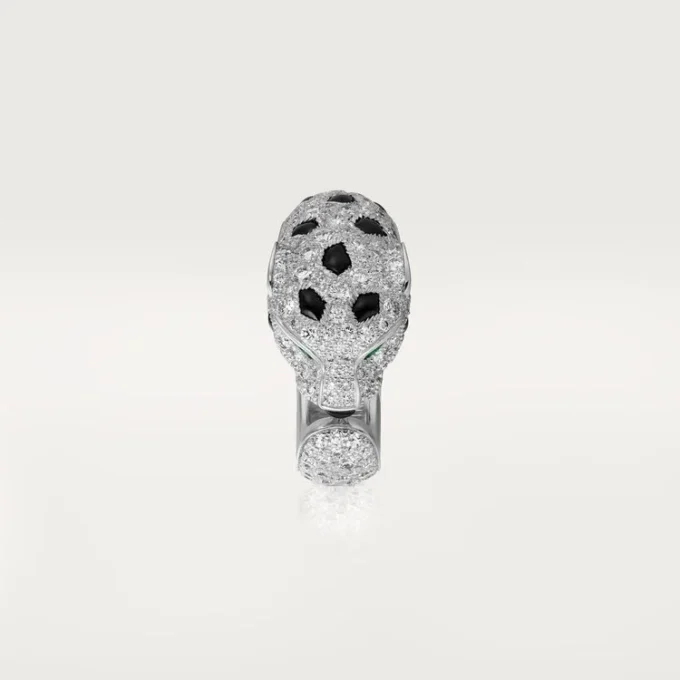 Panthere De Cartier-ring – hvidguld, smaragder, onyx, diamanter – Cartier Panthere De Cartier-ring – hvidguld, smaragder, onyx, diamanter – Cartier