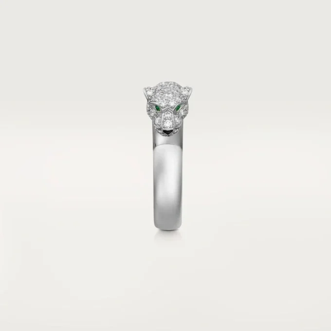 Panthere De Cartier-ring – hvidguld, smaragder, onyx, diamanter – Cartier Panthere De Cartier-ring – hvidguld, smaragder, onyx, diamanter – Cartier