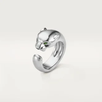 Panthere De Cartier-ring – hvidguld, tsavorit-granater, onyx – Cartier Panthere De Cartier-ring – hvidguld, tsavorit-granater, onyx – Cartier