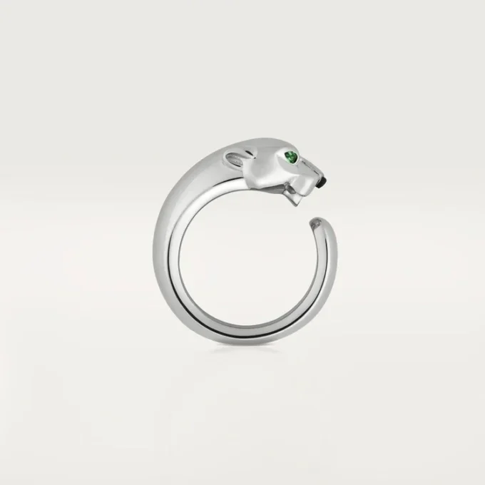 Panthere De Cartier-ring – hvidguld, tsavorit-granater, onyx – Cartier Panthere De Cartier-ring – hvidguld, tsavorit-granater, onyx – Cartier