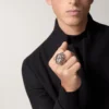 Panthere De Cartier-ring – hvidguld uden rhodiumbelægning, tsavorit-granater, onyx – Cartier Panthere De Cartier-ring – hvidguld uden rhodiumbelægning, tsavorit-granater, onyx – Cartier