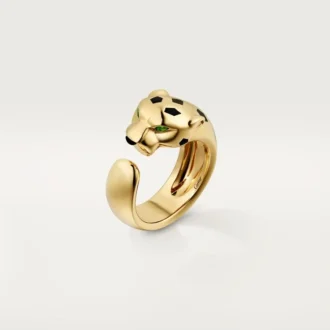 Panthere De Cartier ring i gult guld og onyx | Cartier Us Panthere De Cartier ring i gult guld og onyx | Cartier Us