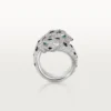 Panthere De Cartier-ring, leddelt, pavé Panthere De Cartier-ring, leddelt, pavé