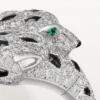 Panthere De Cartier-ring, leddelt, pavé Panthere De Cartier-ring, leddelt, pavé