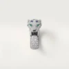 Panthere De Cartier-ring, mellemstor model, halvpavé Panthere De Cartier-ring, mellemstor model, halvpavé