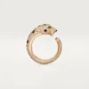 Panthere De Cartier-ring, mellemstor model, pavé Panthere De Cartier-ring, mellemstor model, pavé
