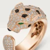 Panthere De Cartier-ring, mellemstor model, pavé Panthere De Cartier-ring, mellemstor model, pavé