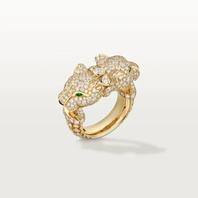 Panthere De Cartier-ring, pavé Panthere De Cartier-ring, pavé