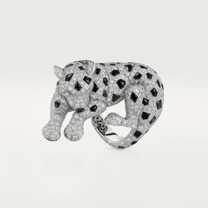 Panthere De Cartier-ring, pavé Panthere De Cartier-ring, pavé