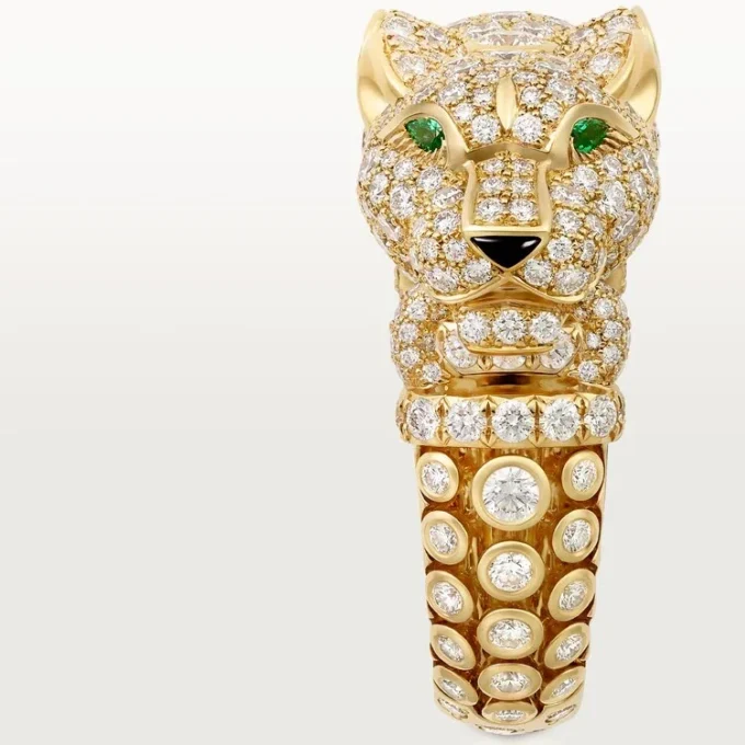 Panthere De Cartier-ring, pavé Panthere De Cartier-ring, pavé