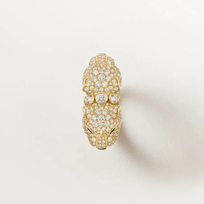 Panthere De Cartier-ring, pavé Panthere De Cartier-ring, pavé