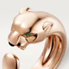 Panthere De Cartier-ring – rosa guld, tsavorit-granater, onyx – Cartier Panthere De Cartier-ring – rosa guld, tsavorit-granater, onyx – Cartier