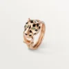 Panthere De Cartier-ring – rosa guld, tsavorit-granater, onyx, sort lak, diamanter – Cartier Panthere De Cartier-ring – rosa guld, tsavorit-granater, onyx, sort lak, diamanter – Cartier