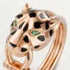 Panthere De Cartier-ring – rosa guld, tsavorit-granater, onyx, sort lak, diamanter – Cartier Panthere De Cartier-ring – rosa guld, tsavorit-granater, onyx, sort lak, diamanter – Cartier