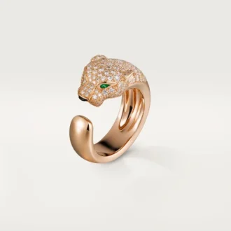 Panthere De Cartier-ring – Rosaguld, diamanter, smaragder, onyx – Cartier Panthere De Cartier-ring – Rosaguld, diamanter, smaragder, onyx – Cartier