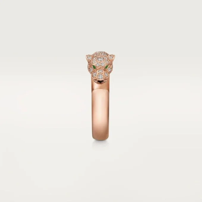 Panthere De Cartier-ring – rosaguld, onyx, smaragder, diamanter – Cartier Panthere De Cartier-ring – rosaguld, onyx, smaragder, diamanter – Cartier