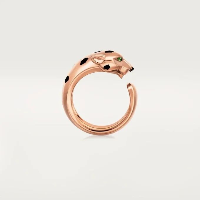 Panthere De Cartier-ring – Rosaguld, tsavorit-granater, onyx – Cartier Panthere De Cartier-ring – Rosaguld, tsavorit-granater, onyx – Cartier
