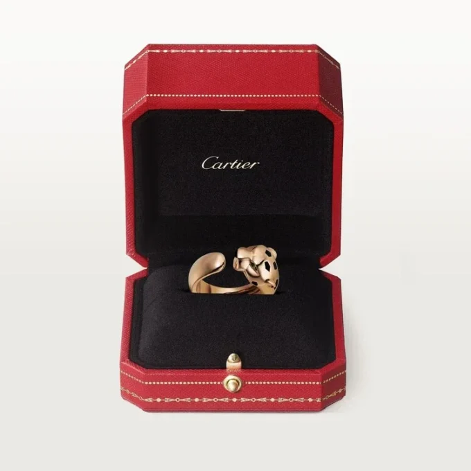 Panthere De Cartier-ring – Rosaguld, tsavorit-granater, onyx – Cartier Panthere De Cartier-ring – Rosaguld, tsavorit-granater, onyx – Cartier