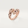 Panthere De Cartier-ring, semi-paved Panthere De Cartier-ring, semi-paved