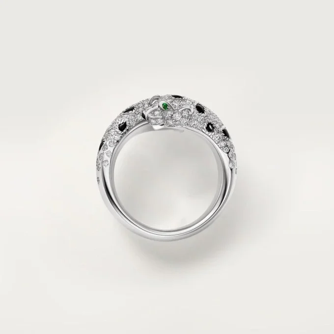 Panthere De Cartier-ring, semi-paved Panthere De Cartier-ring, semi-paved