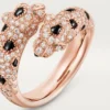 Panthere De Cartier-ring, semi-paved Panthere De Cartier-ring, semi-paved