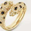 Panthere De Cartier-ring, semi-paved Panthere De Cartier-ring, semi-paved