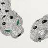 Panthere De Cartier Torque halskæde, leddelt, pavé Panthere De Cartier Torque halskæde, leddelt, pavé