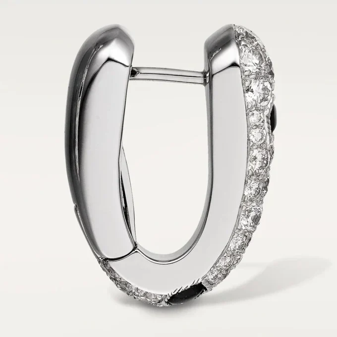 Panthere Diamond små hoopøreringe, hvidguld | Cartier Us Panthere Diamond små hoopøreringe, hvidguld | Cartier Us