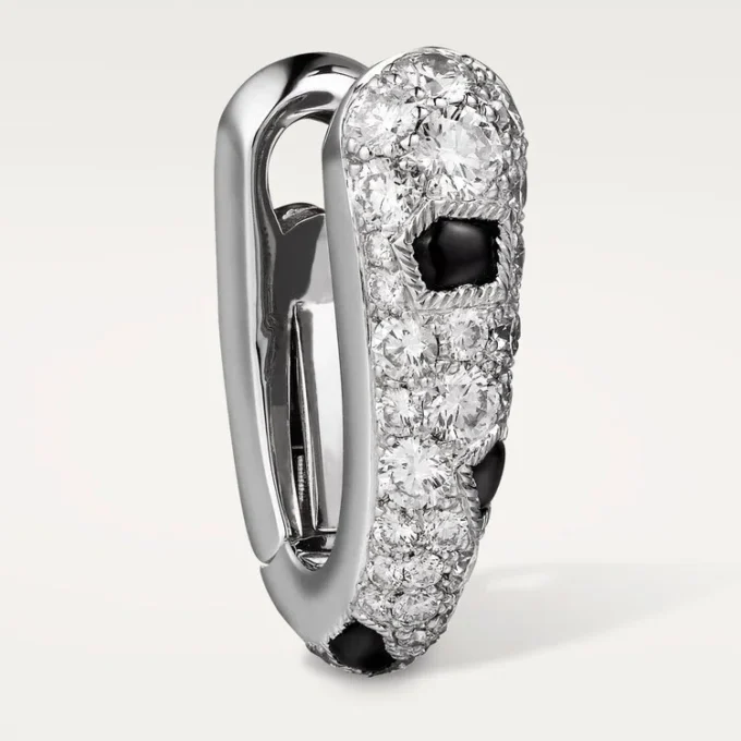 Panthere Diamond små hoopøreringe, hvidguld | Cartier Us Panthere Diamond små hoopøreringe, hvidguld | Cartier Us