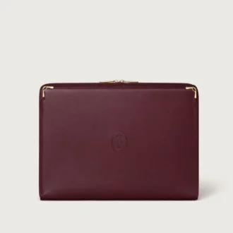 Portfolio, Must De Cartier – burgunderfarvet kalveskind, guldfinish – Cartier Portfolio, Must De Cartier – burgunderfarvet kalveskind, guldfinish – Cartier