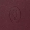 Portfolio, Must De Cartier – burgunderfarvet kalveskind, guldfinish – Cartier Portfolio, Must De Cartier – burgunderfarvet kalveskind, guldfinish – Cartier