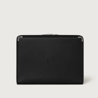 Portfolio, Must De Cartier – sort kalveskind, palladiumfinish – Cartier