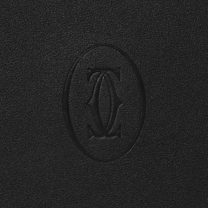 Portfolio, Must De Cartier – sort kalveskind, palladiumfinish – Cartier Portfolio, Must De Cartier – sort kalveskind, palladiumfinish – Cartier