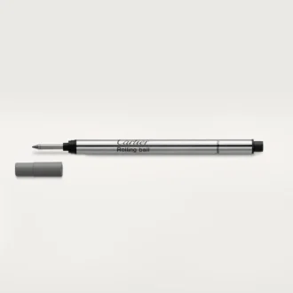 Rollerball-penrefill, sort blæk