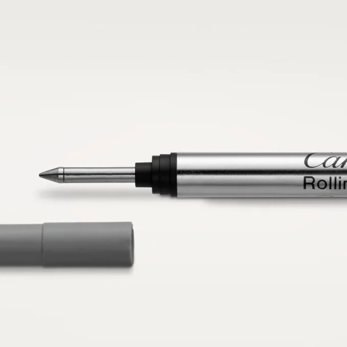 Rollerball-penrefill, sort blæk