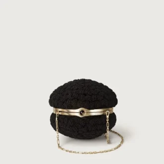 Rund hæklet taske, Cartier Soir