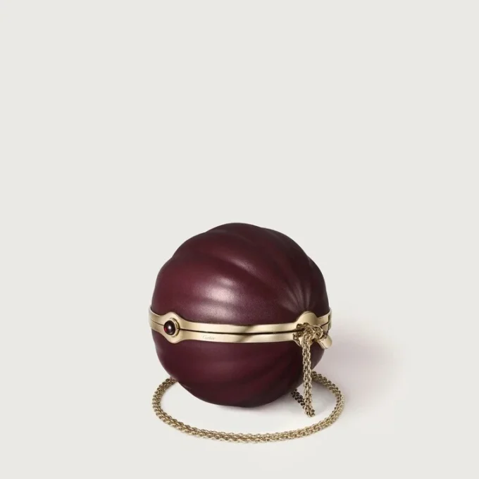 Rund taske med gadroon-motiv, Cartier Soir Rund taske med gadroon-motiv, Cartier Soir